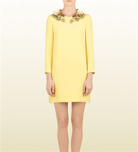 gucci yellow dress 2015|Gucci dresses for women.